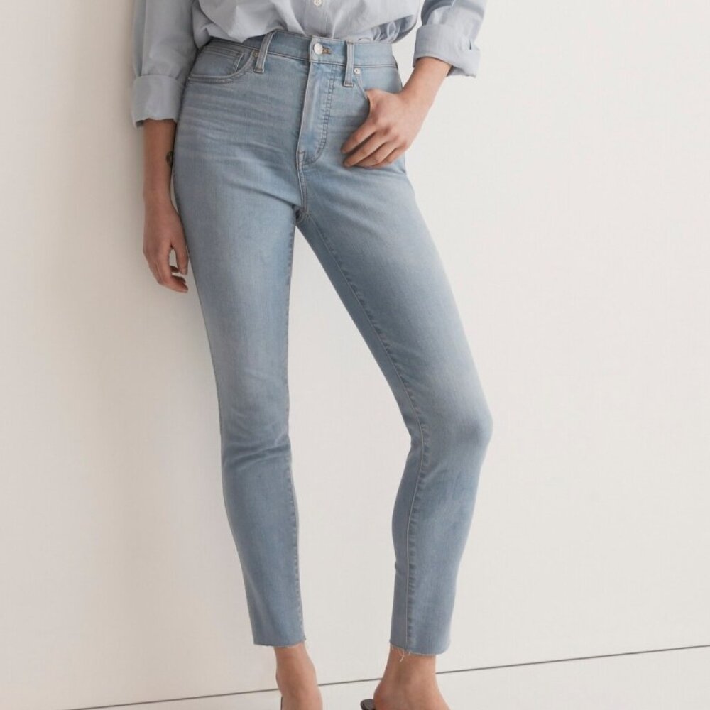 NWT Madewell 10" High-Rise Skinny Crop